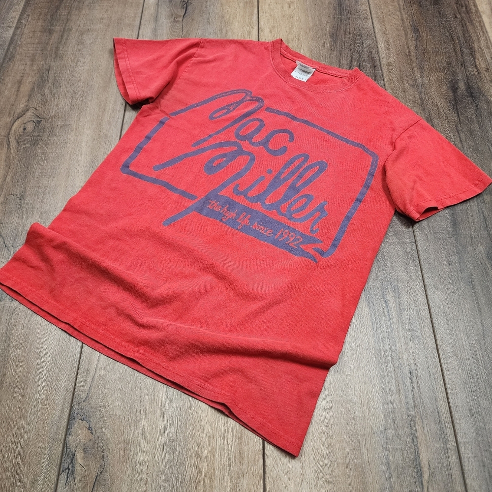 Mac Miller  "the high life since 1992" Red tshirt  size small